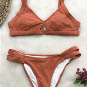 Sunset Orange Bikini